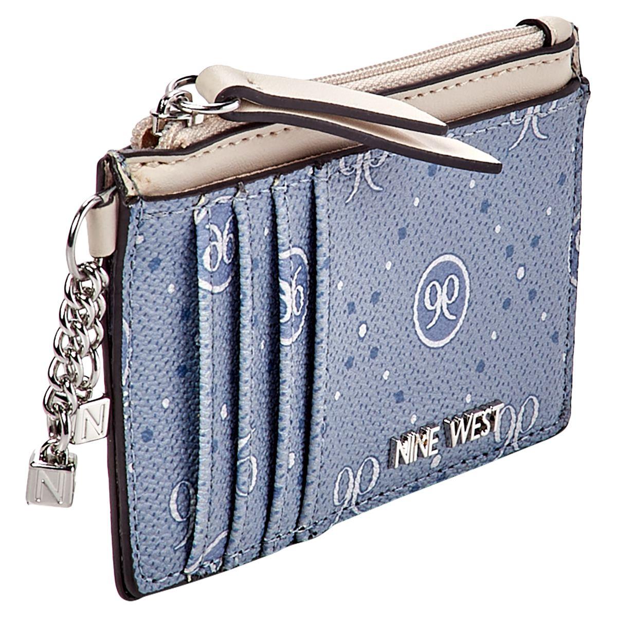 Womens Nine West Ryselle Denim Card Case