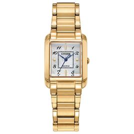 Womens Citizen(R) Bianca White Dial Bracelet Watch - EW5602-57D