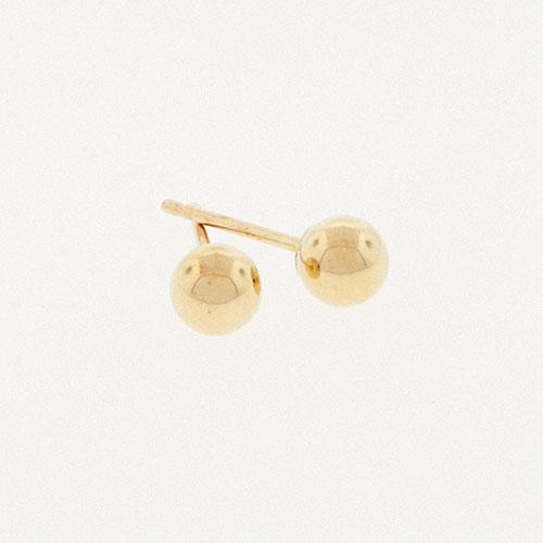 10kt. Yellow Gold 4MM Ball Stud Earrings