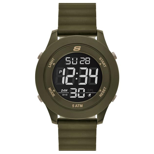 Mens Skechers Slip-Ins Rosencrans Green Digital Watch - SR5223
