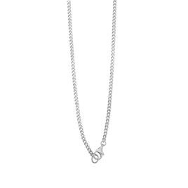Splendere Rhodium Plated Sterling Silver CZ Open Heart Necklace