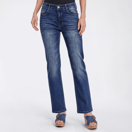 Womens Angels Forever Young Sculpt High Rise Straight Leg Jeans