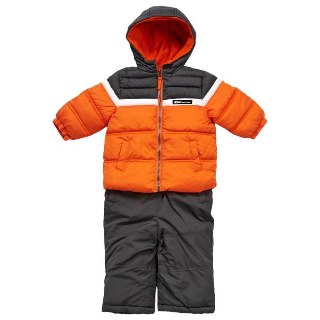 Baby Boy (12-24M) iXtreme® Color Block Puffer Snowsuit