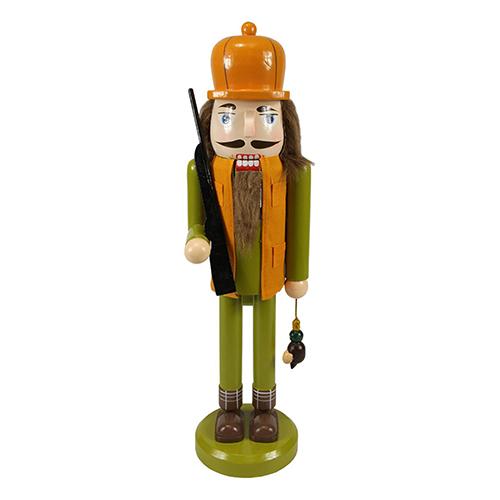 Northlight Seasonal 14in. Orange & Green Hunter Nutcracker