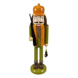 Northlight Seasonal 14in. Orange & Green Hunter Nutcracker