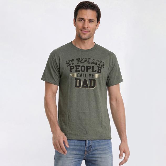 Mens Call Me Dad Short Sleeve Tee