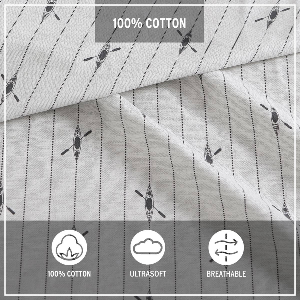 Eddie Bauer Downstream Cotton Percale Sheet Set