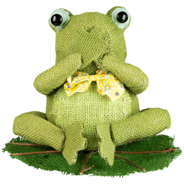Northlight 7.5in. Sitting Speak No Evil Frog Decor