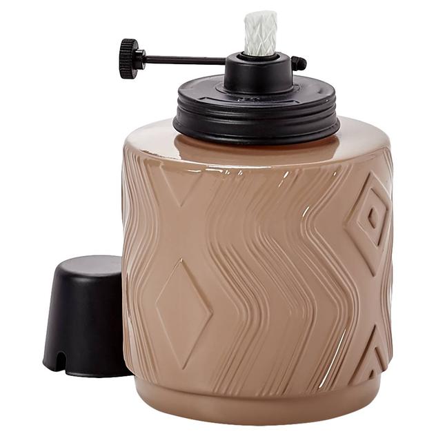 TIKI® Glass Tabletop Torch w/ Adjustable Flame