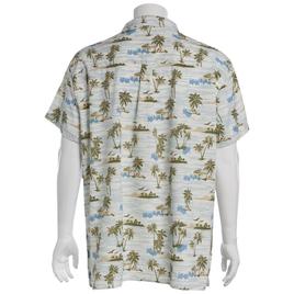 Young Mens VSTR Short Sleeve Stretch Button Down Shirt - White