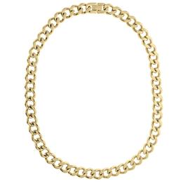 Mens Lynx Stainless Steel Chunky Curb Chain Necklace