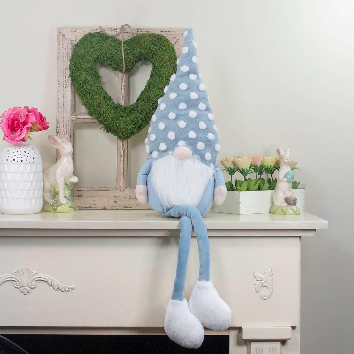 Northlight Seasonal Sitting Gnome Figurine with Polka Dot Hat