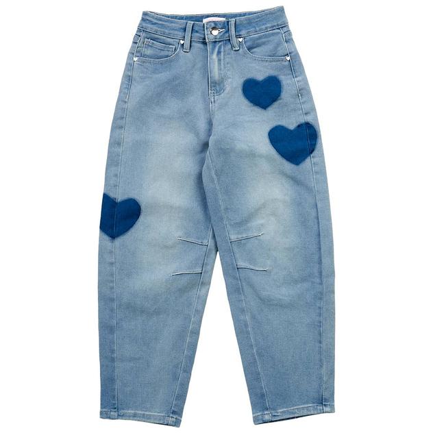 Girls (7-14) YMI® Heart Barrel Jeans