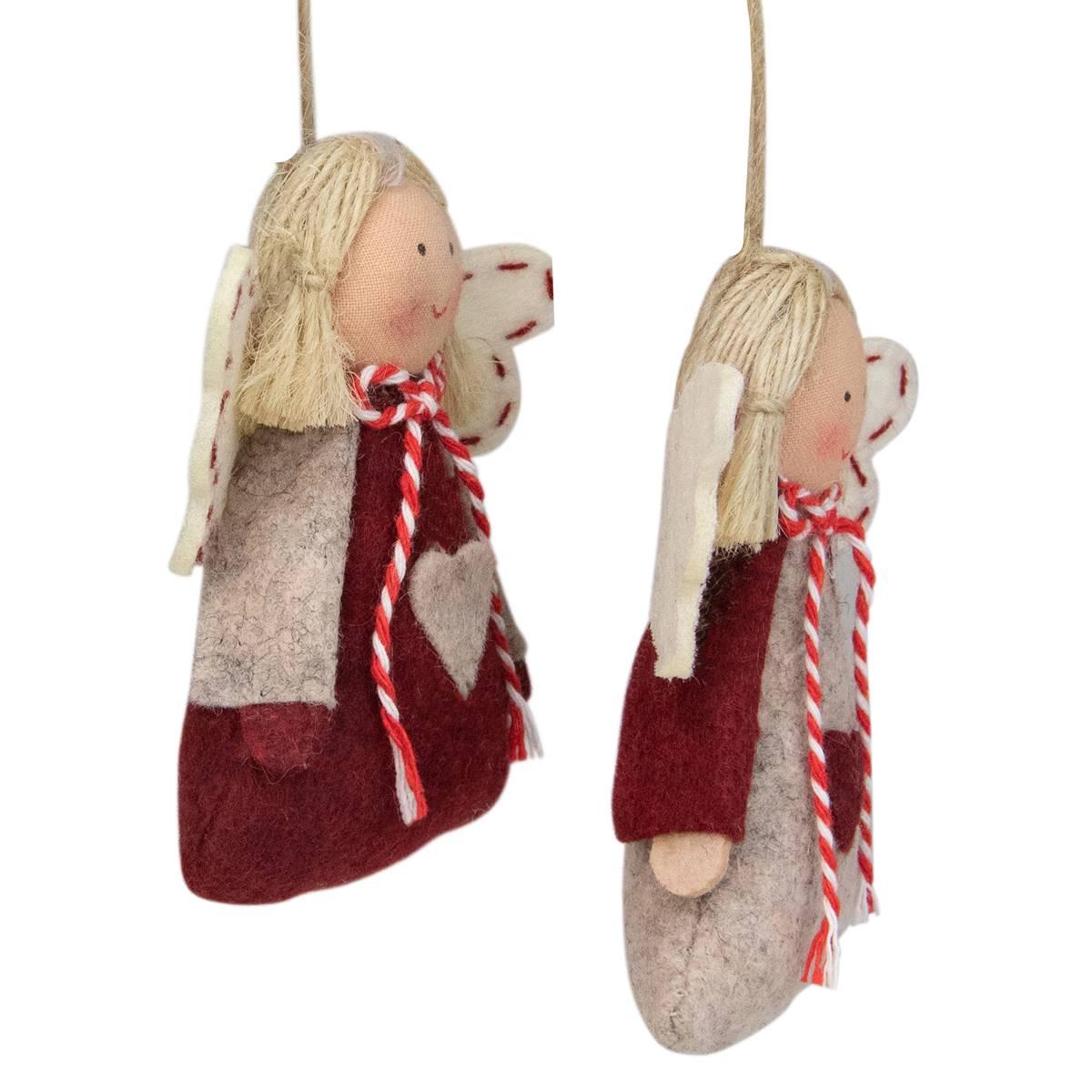 Northlight Seasonal 3.5in. Angel Christmas Ornaments - Set of 2