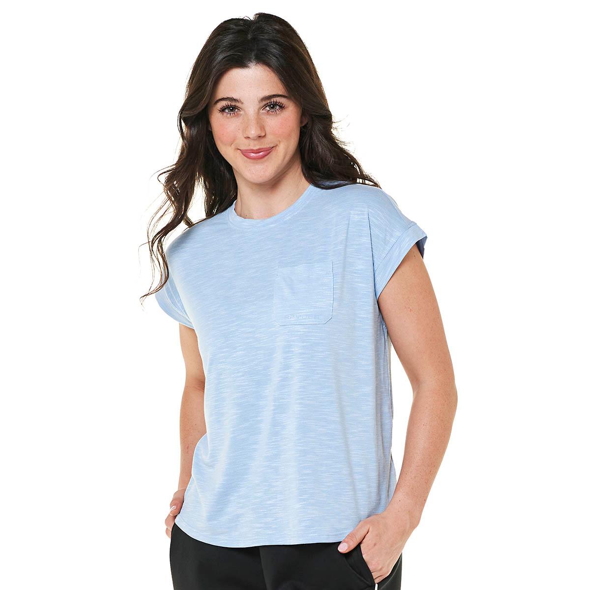 Womens Spyder Stretch Knit Jersey Short Sleeve Tee