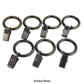Clip Rings for 5/8-3/4in. Curtain Rod