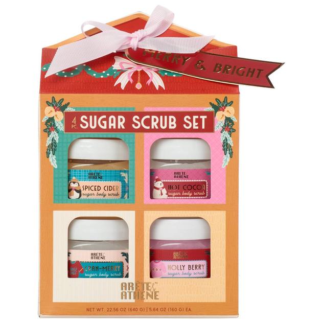 Arete & Athene 4pc. Sugar Scrub Set