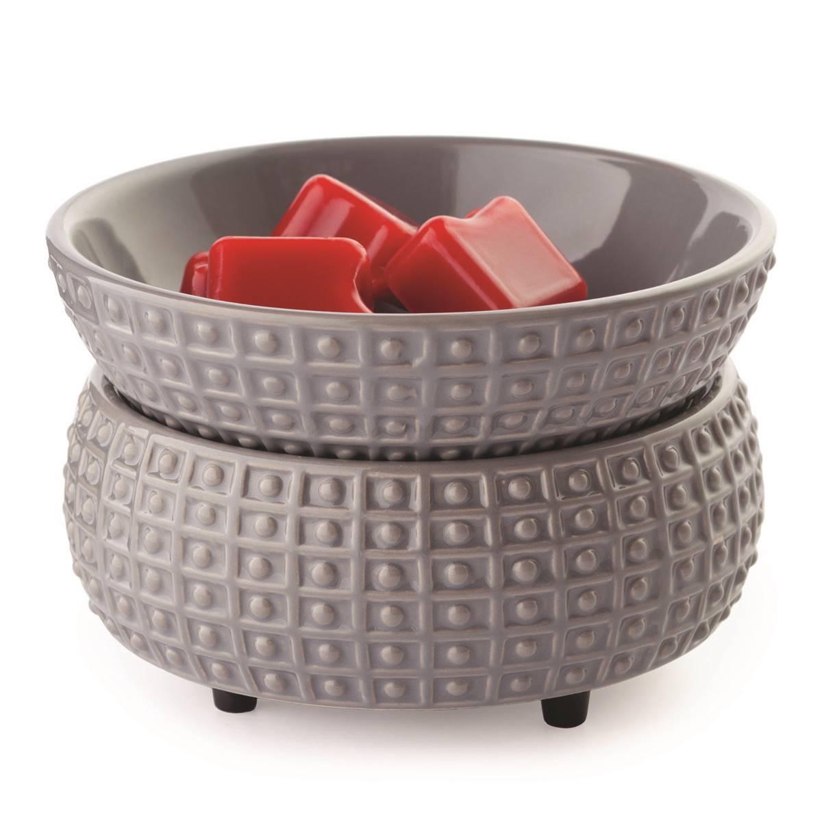 Candle Warmers Etc. Slate 2-in-1 Wax Warmer