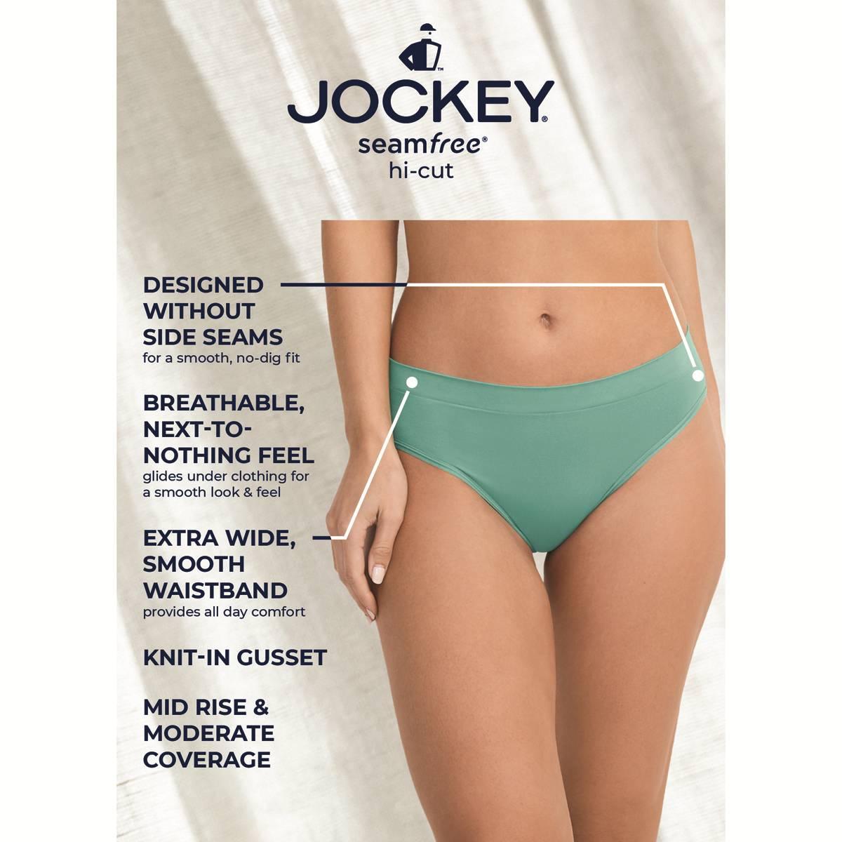 Womens Jockey® 3pk. Seamfree High Cut Panties 4392