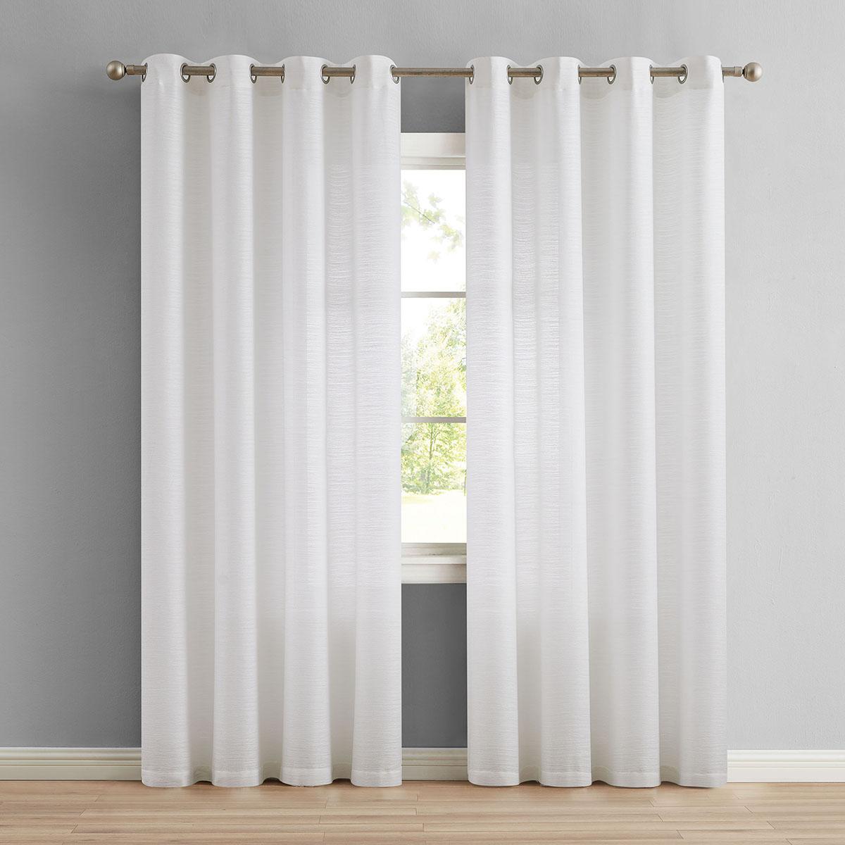 Remi Textured Sheer Grommet Panel Curtain