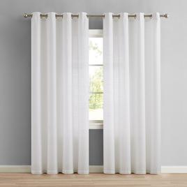 Remi Textured Sheer Grommet Panel Curtain