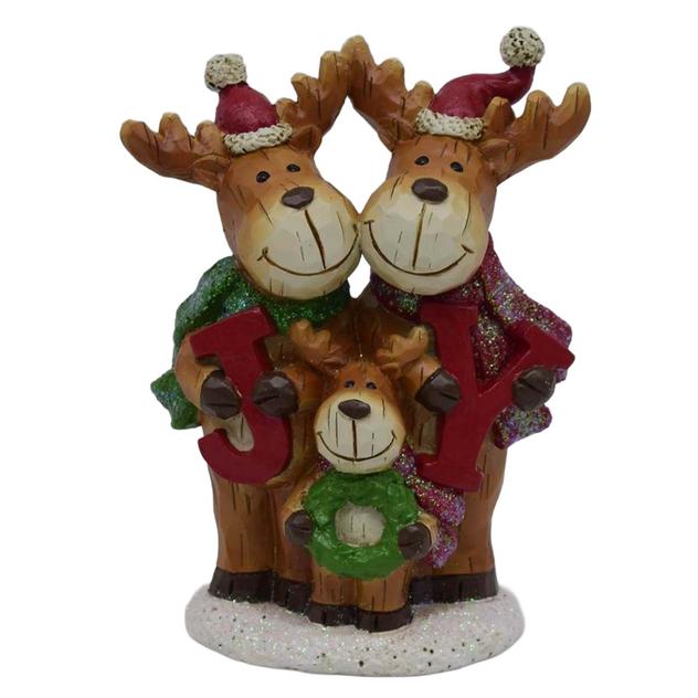 Joy Deer Family Tabletop Décor