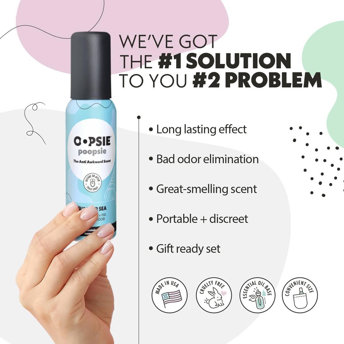 Oopsie Poopsie Summer Sea Odor Spray