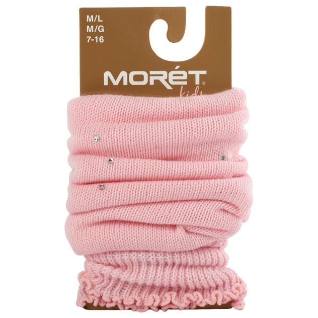 Girls (7-16) Jacques Moret® Kids Ribbed Leg Warmers w/Rhinestones