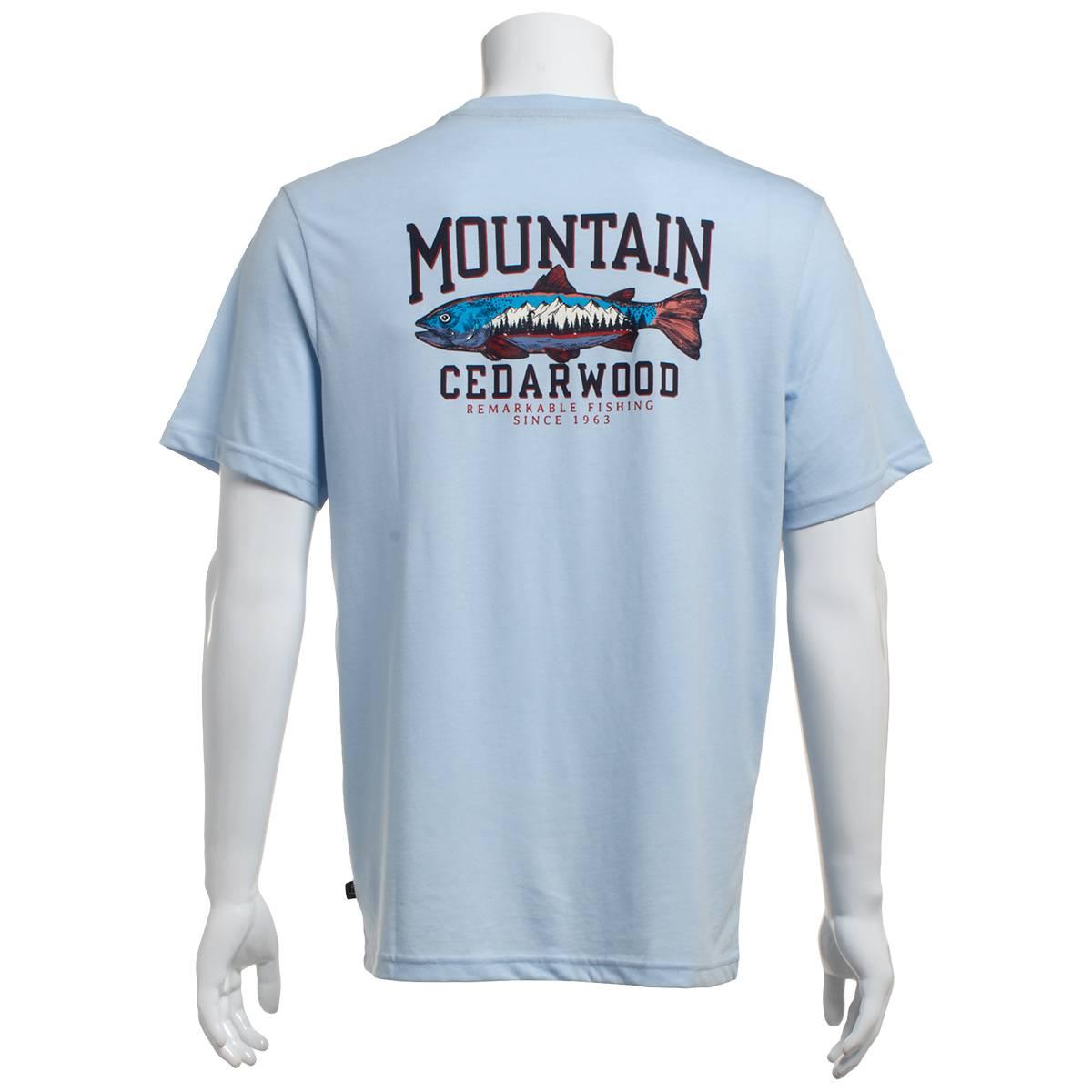 Mens LANDS’ END® Short Sleeve Tee - Skyway