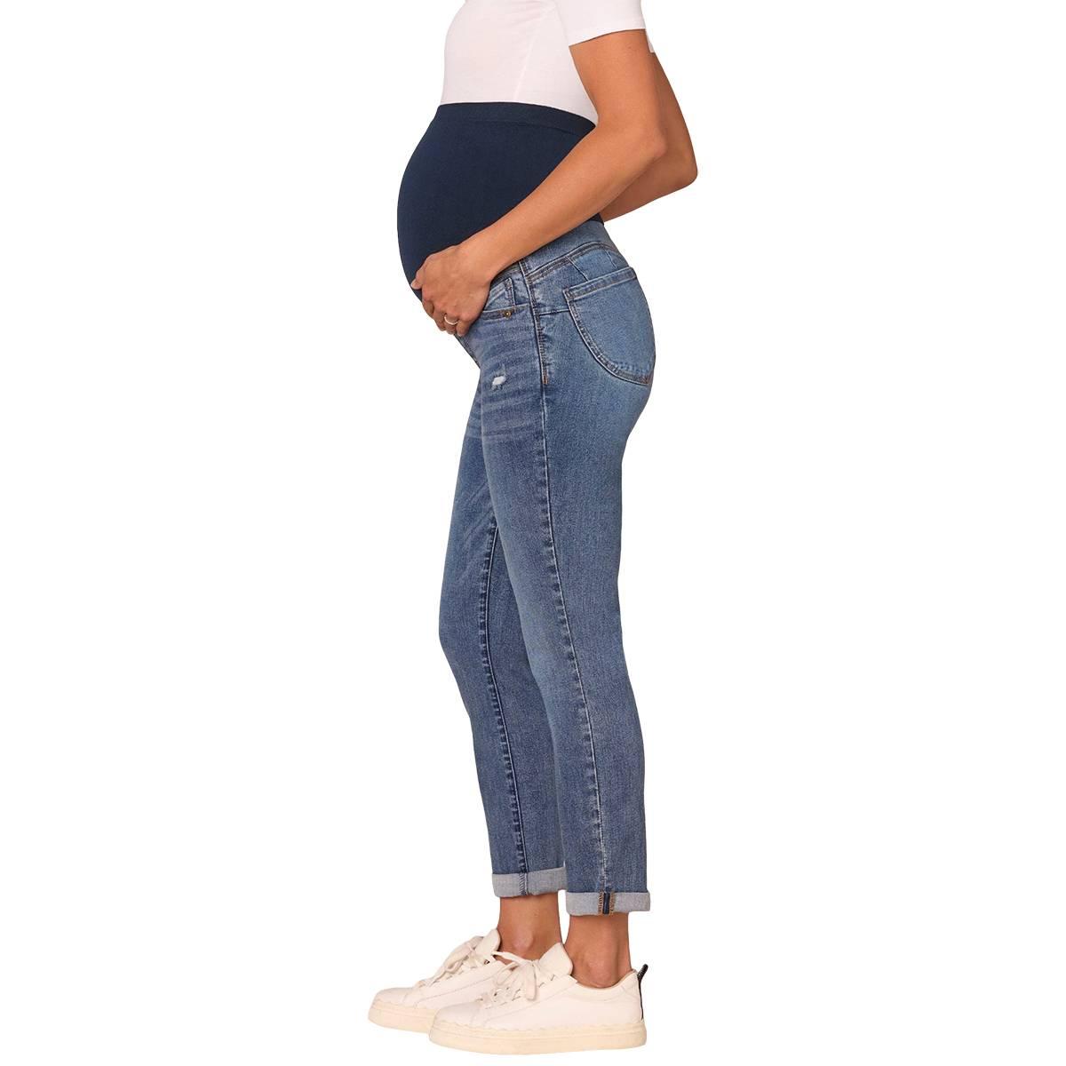 Womens Democracy "Ab"solution® Blue Maternity Ankle Skimmer Jeans