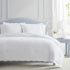 Martha Stewart Simple Scallop Duvet Set