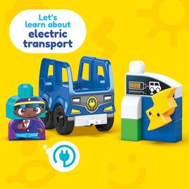 MEGA BLOKS Green Town Charge & Go Bus
