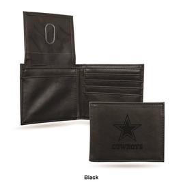Mens NFL Dallas Cowboys Faux Leather Bifold Wallet