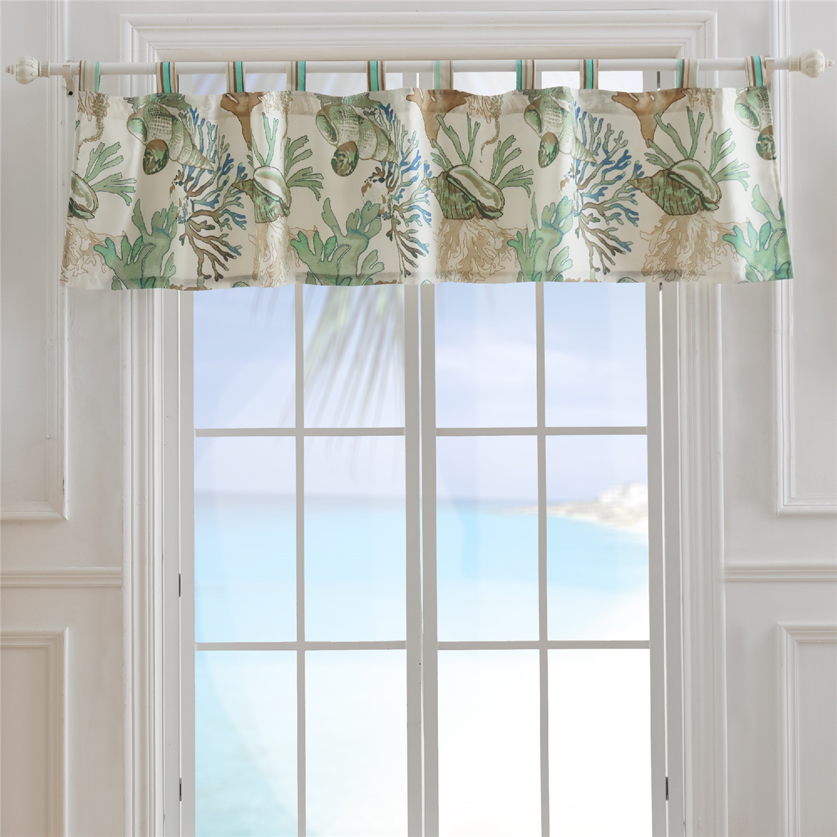 Greenland Home Fashions(tm) Atlantis Valance - 84x19