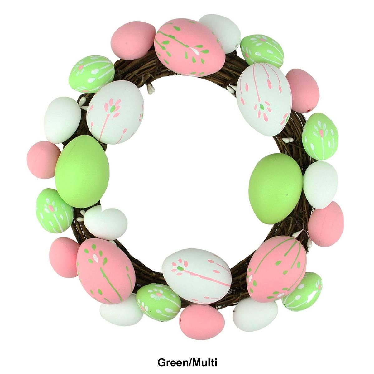 Northlight Seasonal Easter Eggs Spring Wreath