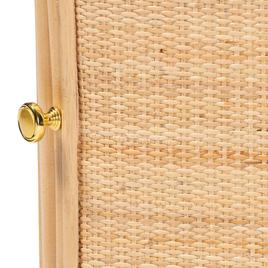 bali & pari Kiara Bohemian Natural Rattan Nightstand