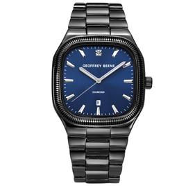 Mens Geoffrey Beene(R) 39mm Gunmetal-Tone Watch - GBA0040GU