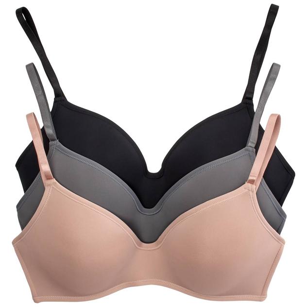 Womens René Rofé® 3pk. Weekender Wire-Free Bras B26009H3-SCZB