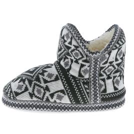 Womens Capelli New York Tribal Knit Bootie Slippers