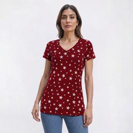Petite Architect(R) Short Sleeve Stars Tee