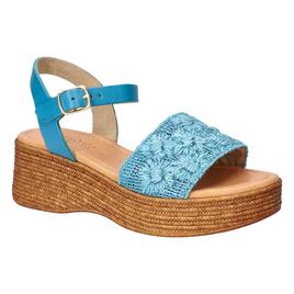 Womens Bella Vita Kea-Italy Floral Wedge Sandals