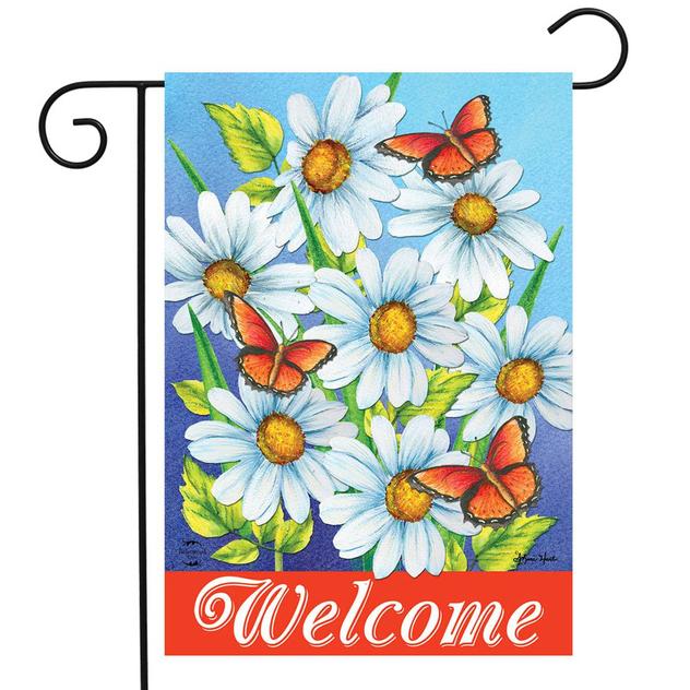 Briarwood Lane Sunshine Daisies Welcome Garden Flag