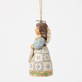 Jim Shore Quilt Angel Hanging Christmas Ornament