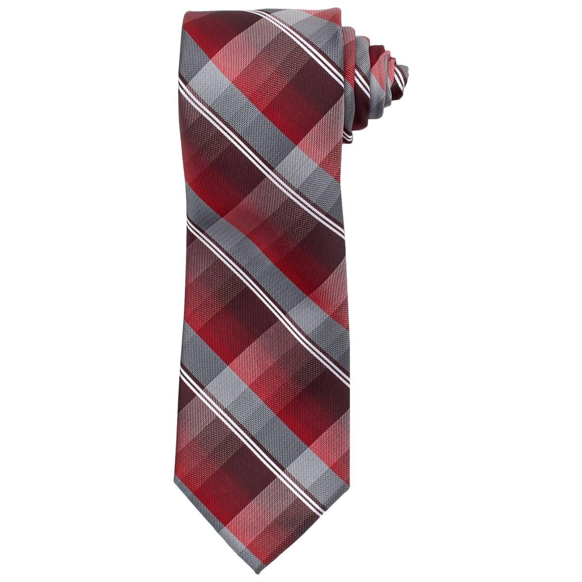 Mens John Henry Auburn Plaid Tie