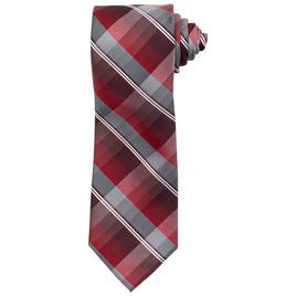 Mens John Henry Auburn Plaid Tie