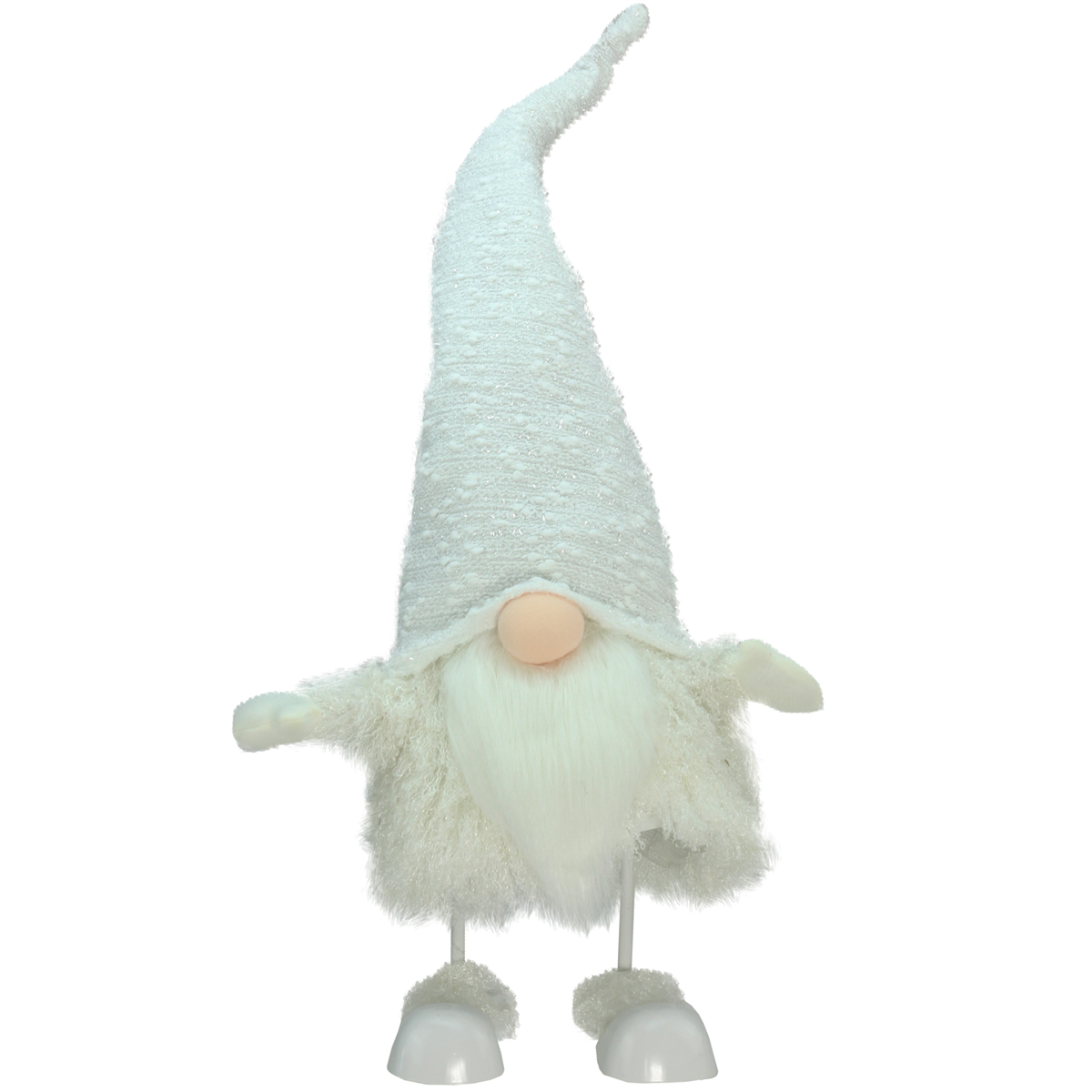 Northlight Sparkling Saul Bobble Action Christmas Gnome - 24in.