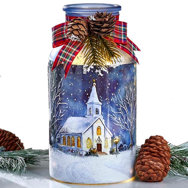 Church Night LED Jar