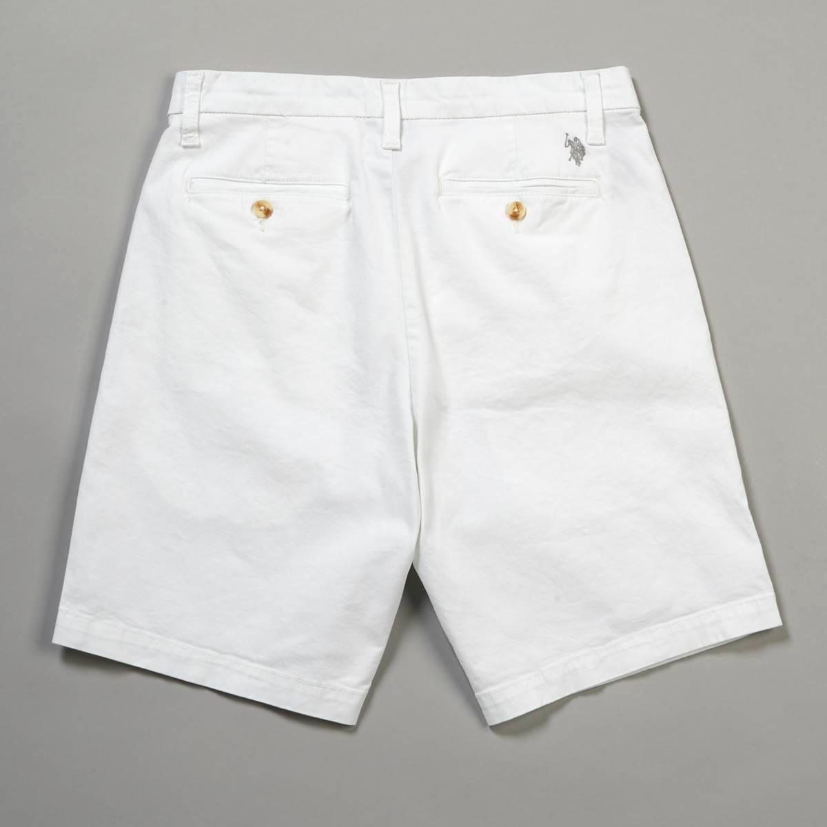 Mens U.S. Polo Assn.® White Walk Shorts