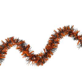 Northlight Seasonal 50in. Orange and Black Halloween Garland