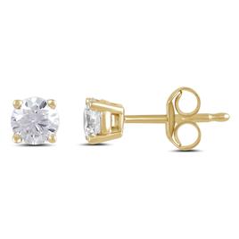 Nova Star® 1/2ctw. Yellow Gold Lab Grown Diamond Stud Earrings